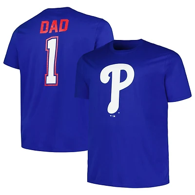 Profile Philadelphia Phillies Big  Tall 1 Dad T-Shirt