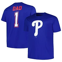 Profile Philadelphia Phillies Big  Tall 1 Dad T-Shirt