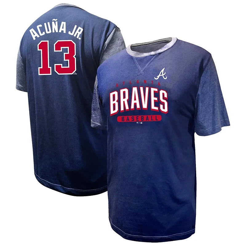Profile Ronald Acua Jr Atlanta Braves Big  Tall Name Number T-Shirt