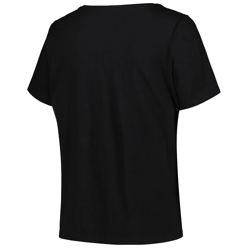 Profile San Antonio Spurs Plus Arch Over Logo V-Neck T-Shirt