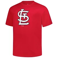 Profile St Louis Cardinals Big  Tall Primary Logo T-Shirt