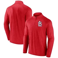 Profile St Louis Cardinals Big  Tall Raglan Quarter-Zip Top