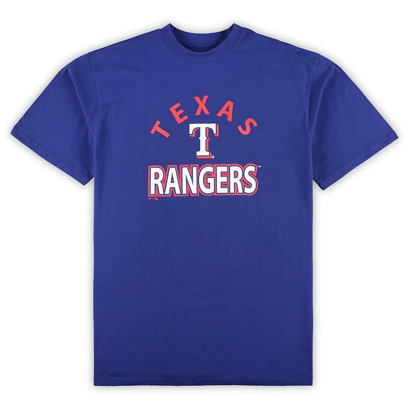 Profile Texas Rangers Big  Tall T-Shirt Shorts Combo Set