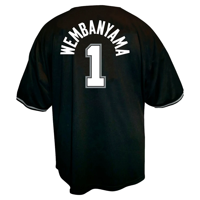 Profile Victor Wembanyama San Antonio Spurs Big  Tall Name Number Button-Up Jersey
