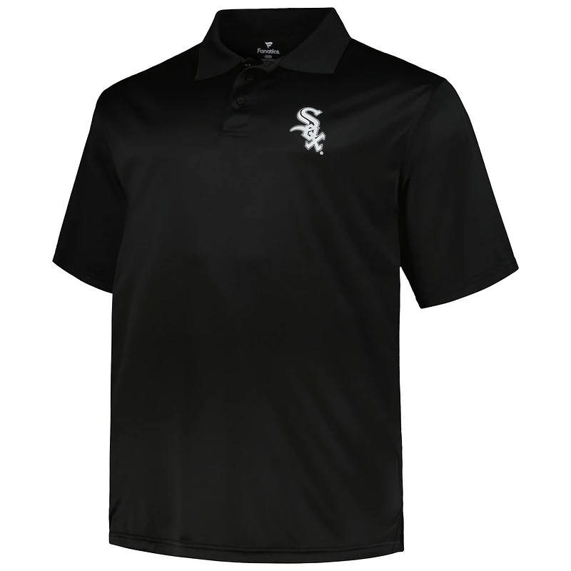 Profile White Chicago Sox Big Tall Two-Pack Solid Polo Set