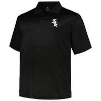 Profile White Chicago Sox Big  Tall Two-Pack Solid Polo Set