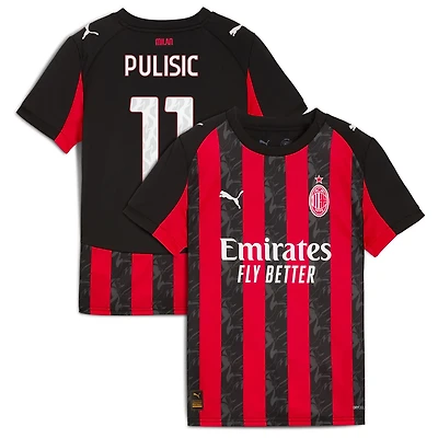 Puma Christian Pulisic AC Milan 2025 26 Home Replica Player Jersey