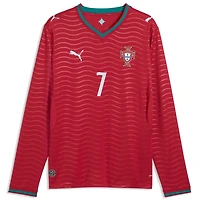 Puma Cristiano Ronaldo Portugal National Team 2026 Home Replica Long Sleeve Jersey