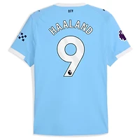 Puma Erling Haaland Sky Manchester City 2025 26 Home Authentic Player Jersey
