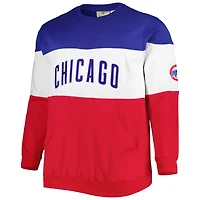 Red Chicago Cubs Big  Tall Pullover Sweatshirt