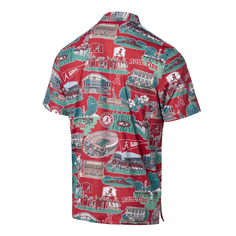 Reyn Spooner Alabama Tide Scenic Polo
