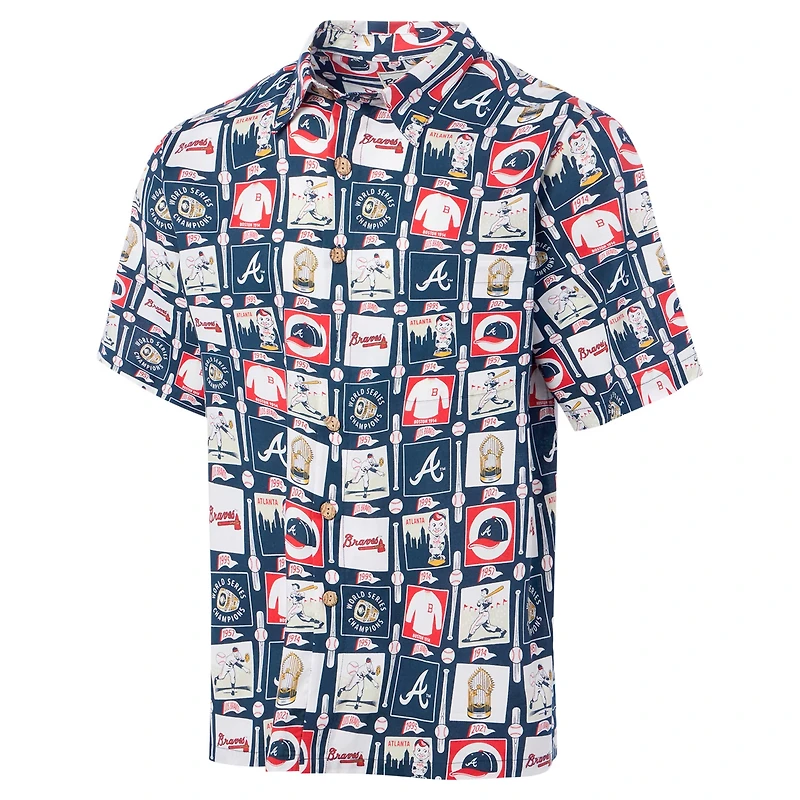 Reyn Spooner Atlanta Braves Champions Scenic Button-Up Shirt