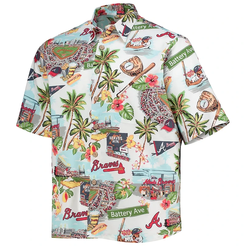 Reyn Spooner Atlanta Braves Scenic Button-Up Shirt