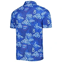 Reyn Spooner Brooklyn Dodgers Cooperstown Collection Puamana Print Polo