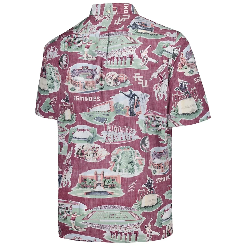 Reyn Spooner Florida State Seminoles Scenic Button-Down Shirt