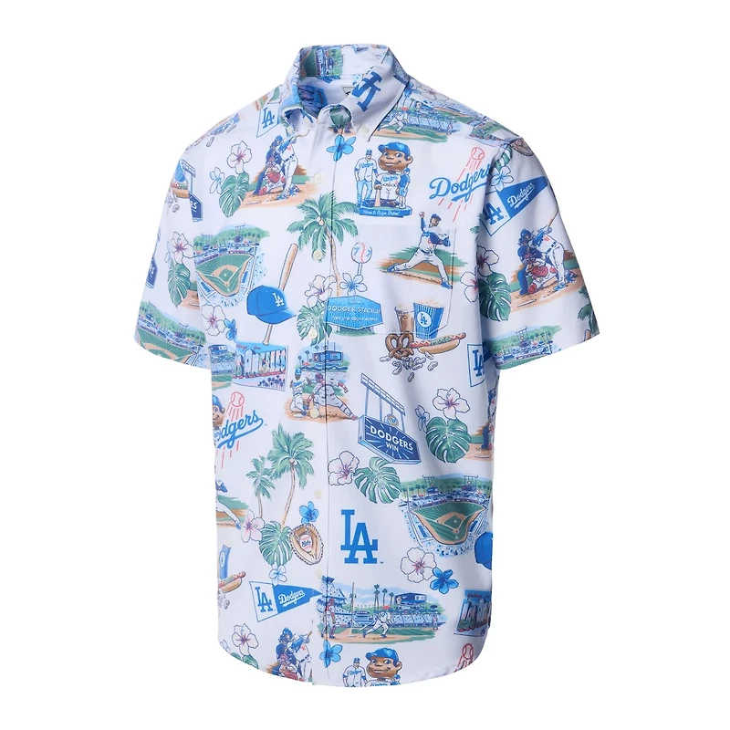 Reyn Spooner Los Angeles Dodgers Scenic Tri-Blend Button-Down Shirt