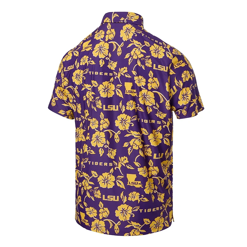 Reyn Spooner LSU Tigers Pua Performance Polo