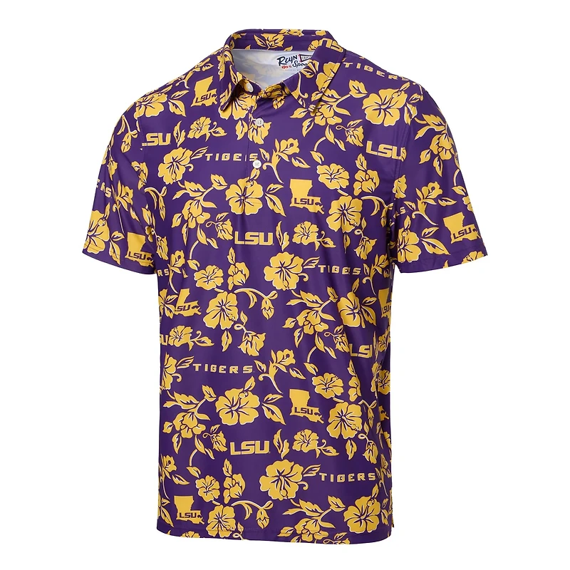 Reyn Spooner LSU Tigers Pua Performance Polo