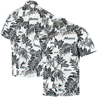 Reyn Spooner Miami Marlins Aloha Button-Down Shirt