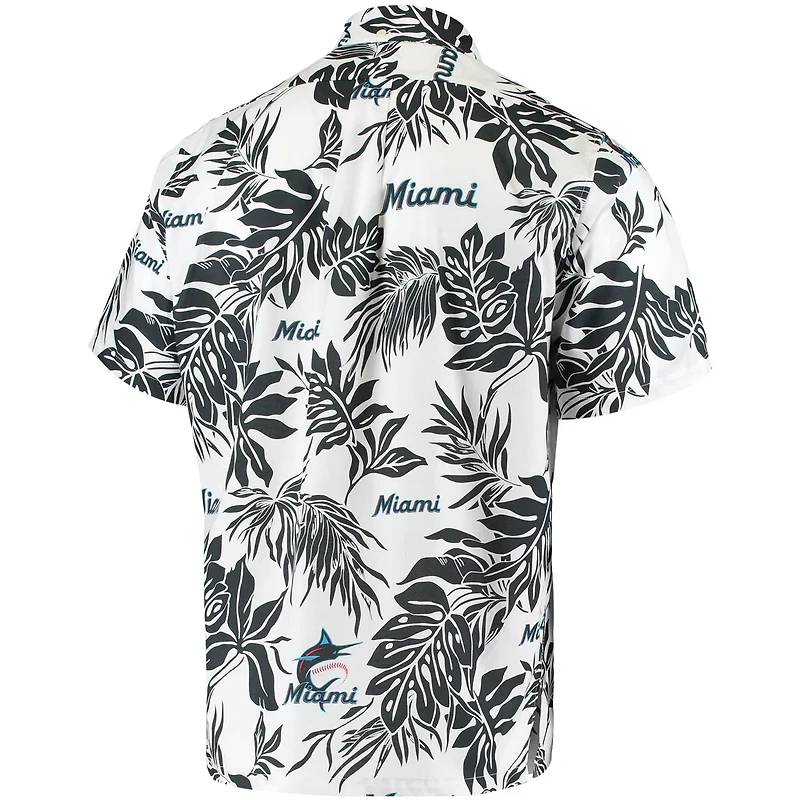 Reyn Spooner Miami Marlins Aloha Button-Down Shirt