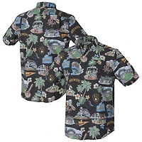 Reyn Spooner Milwaukee Brewers Scenic Tri-Blend Button-Down Shirt