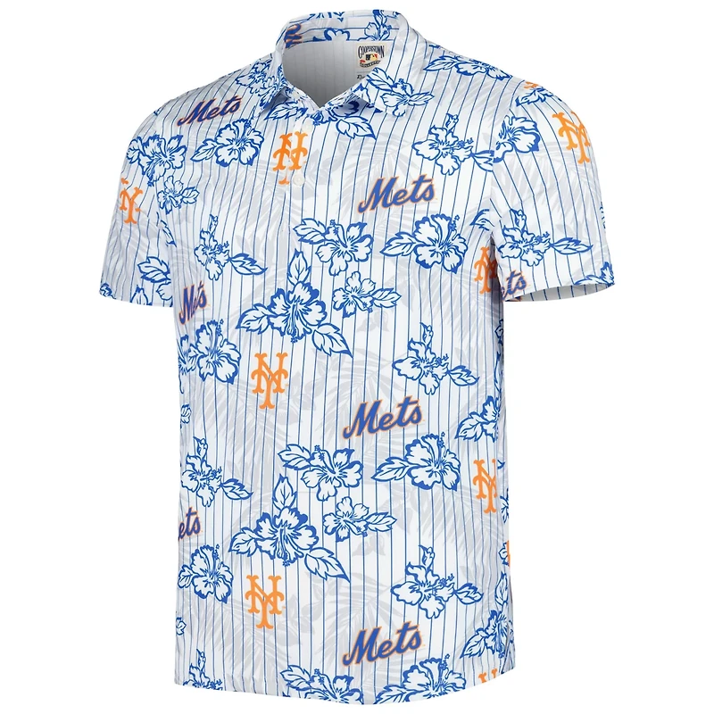 Reyn Spooner New York Mets Cooperstown Collection Puamana Print Polo