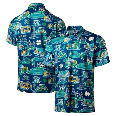 Reyn Spooner Notre Dame Fighting Irish Scenic Polo