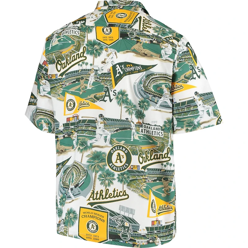 Reyn Spooner Oakland Athletics Scenic Button-Up Shirt