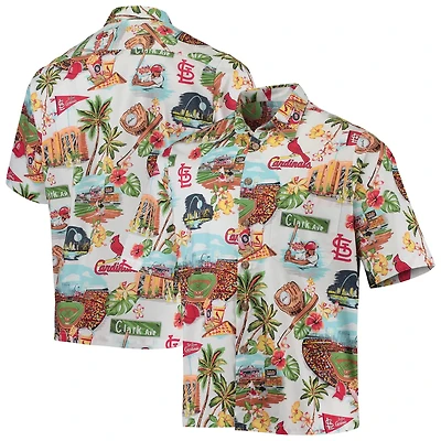 Reyn Spooner St Louis Cardinals Logo Scenic Button-Up Shirt