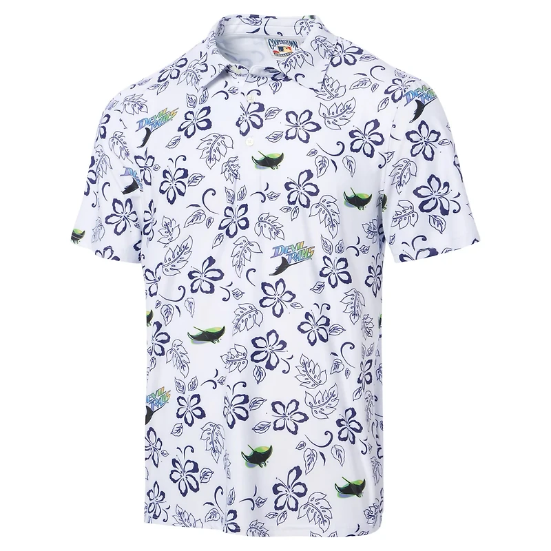 Reyn Spooner Tampa Bay Rays Cooperstown Collection Performance Polo