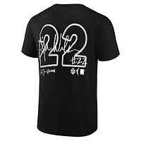 round21 A'ja Wilson Las Vegas Aces Player Signature Name  Number T-Shirt