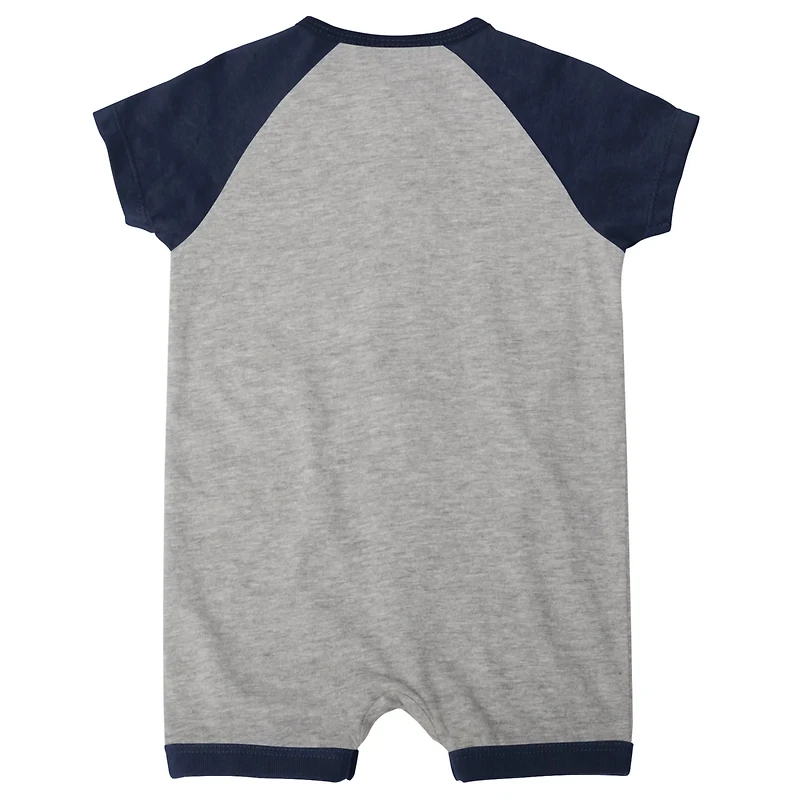 Seattle Mariners Extra Base Hit Raglan Full-Snap Romper