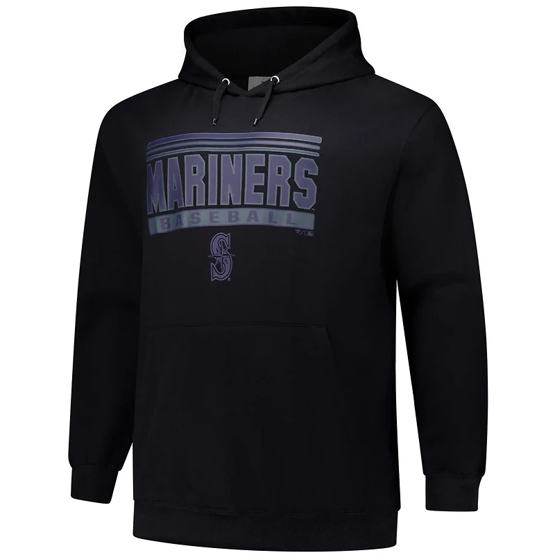 Seattle Mariners Stack Fleece Pullover Hoodie