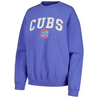 Soft as a Grape Chicago Cubs Pigment Dye Pullover Sweatshirt