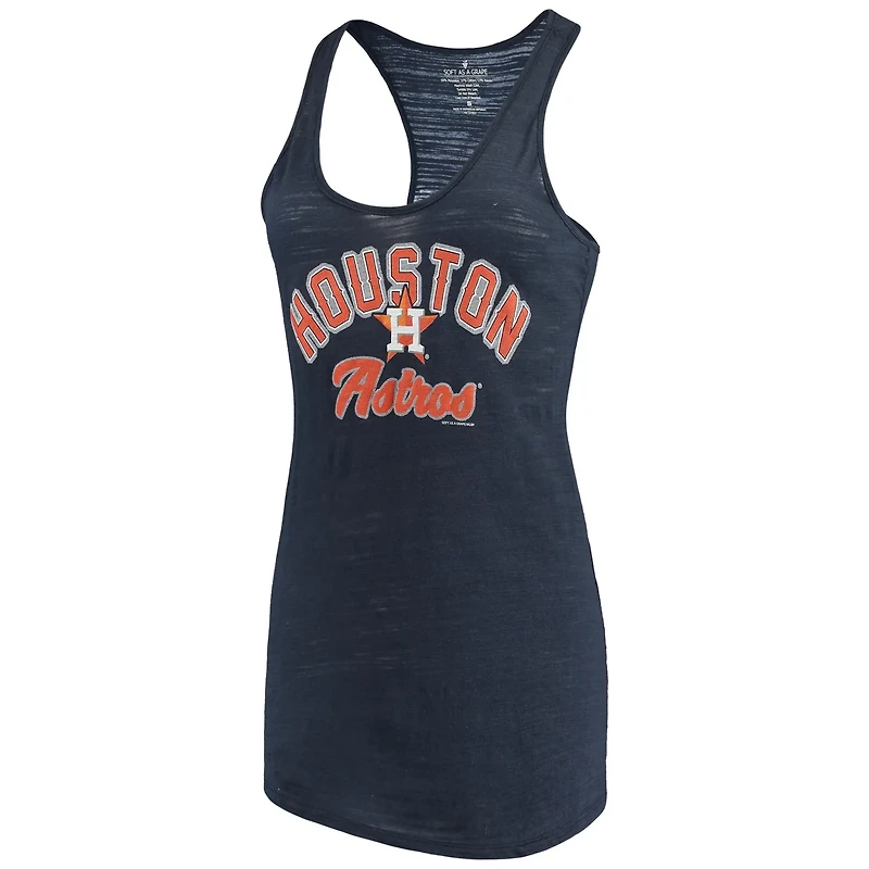 Soft as a Grape Houston Astros Multicount Racerback Tank Top