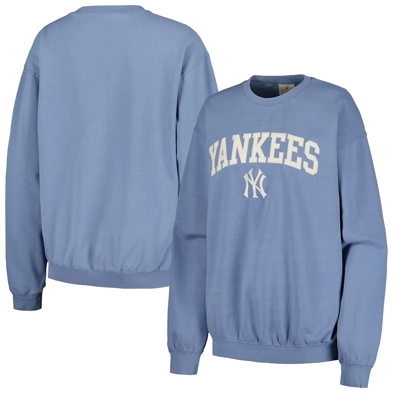 Soft as a Grape New York Yankees Pigment Dye Pullover Sweatshirt