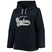 Soft as a Grape New York Yankees Plus Side Split Pullover Hoodie