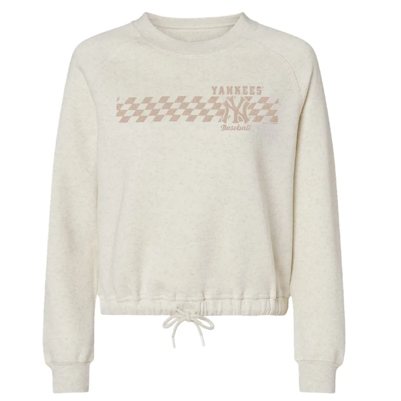Soft as a Grape New York Yankees Tonal Checkered Sweatshirt