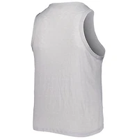 Soft as a Grape San Diego Padres Plus High Neck Tri-Blend Tank Top