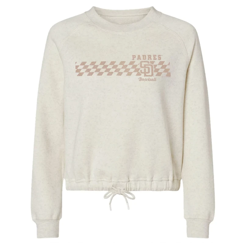 Soft as a Grape San Diego Padres Tonal Checkered Sweatshirt