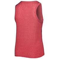 Soft as a Grape Texas Rangers Plus High Neck Tri-Blend Tank Top