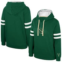 Stadium Essentials Hunter Milwaukee Bucks Road Game Pullover Hoodie