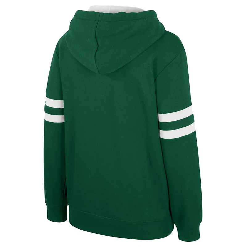 Stadium Essentials Hunter Milwaukee Bucks Road Game Pullover Hoodie