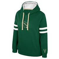 Stadium Essentials Hunter Milwaukee Bucks Road Game Pullover Hoodie