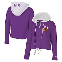 Stadium Essentials Los Angeles Sparks Game Plan Quarter-Zip Hoodie