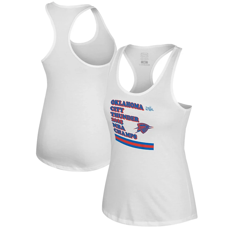 Stadium Essentials Oklahoma City Thunder 2025 NBA Finals Champions Oasis Racerback Tank Top