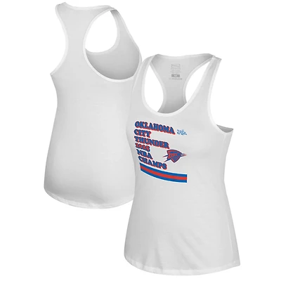 Stadium Essentials Oklahoma City Thunder 2025 NBA Finals Champions Oasis Racerback Tank Top