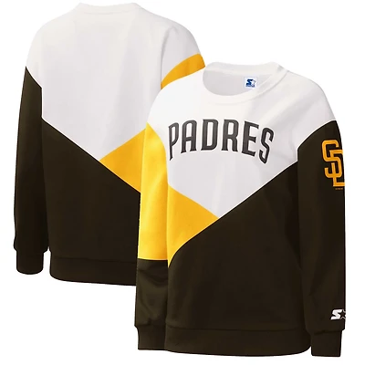 Starter /Brown San Diego Padres Shutout Pullover Sweatshirt