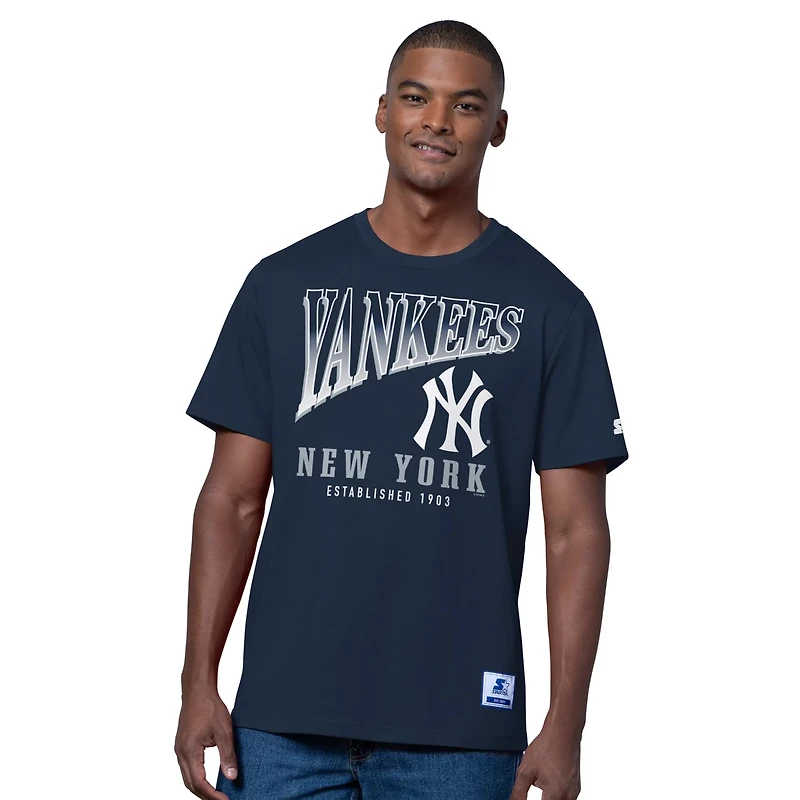 Starter Heather Gray New York Yankees Two-Pack T-Shirt Set