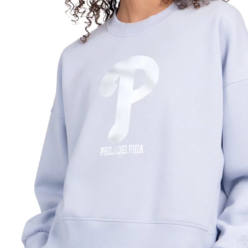 Starter Light Philadelphia Phillies Pastels Boxy Fleece Sweatshirt